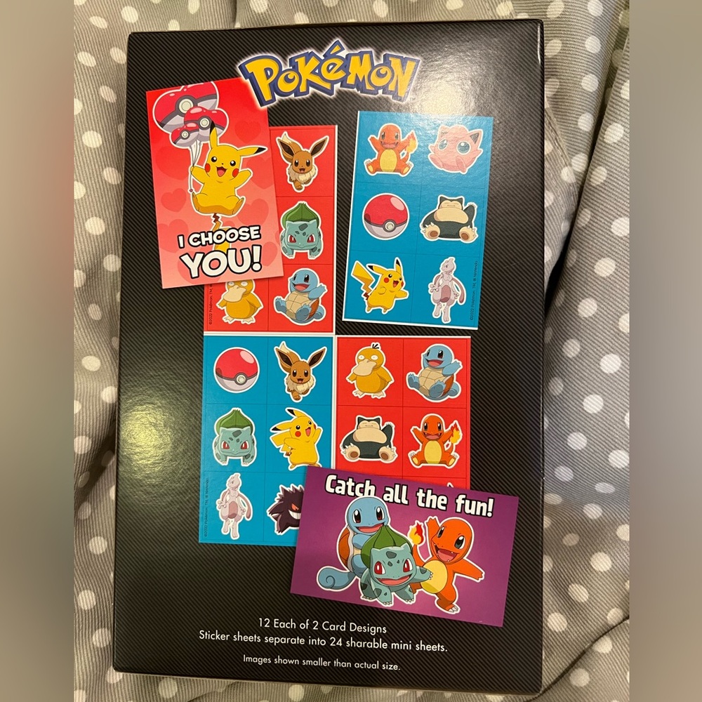 pokemon valentines day cards